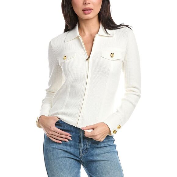 St. John Jackets & Blazers - St. John Womens Jacket, White